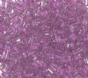 50g 5x4x2mm Violet Lined Crystal Tile Beads